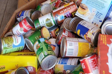 Food collected at Husker Harvest Days 2024